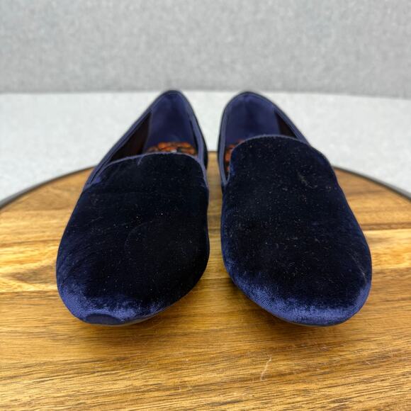 Birdies Starling Flats Women's 9.5 Navy Blue Slip On Shoes Point - Picture 2 of 7